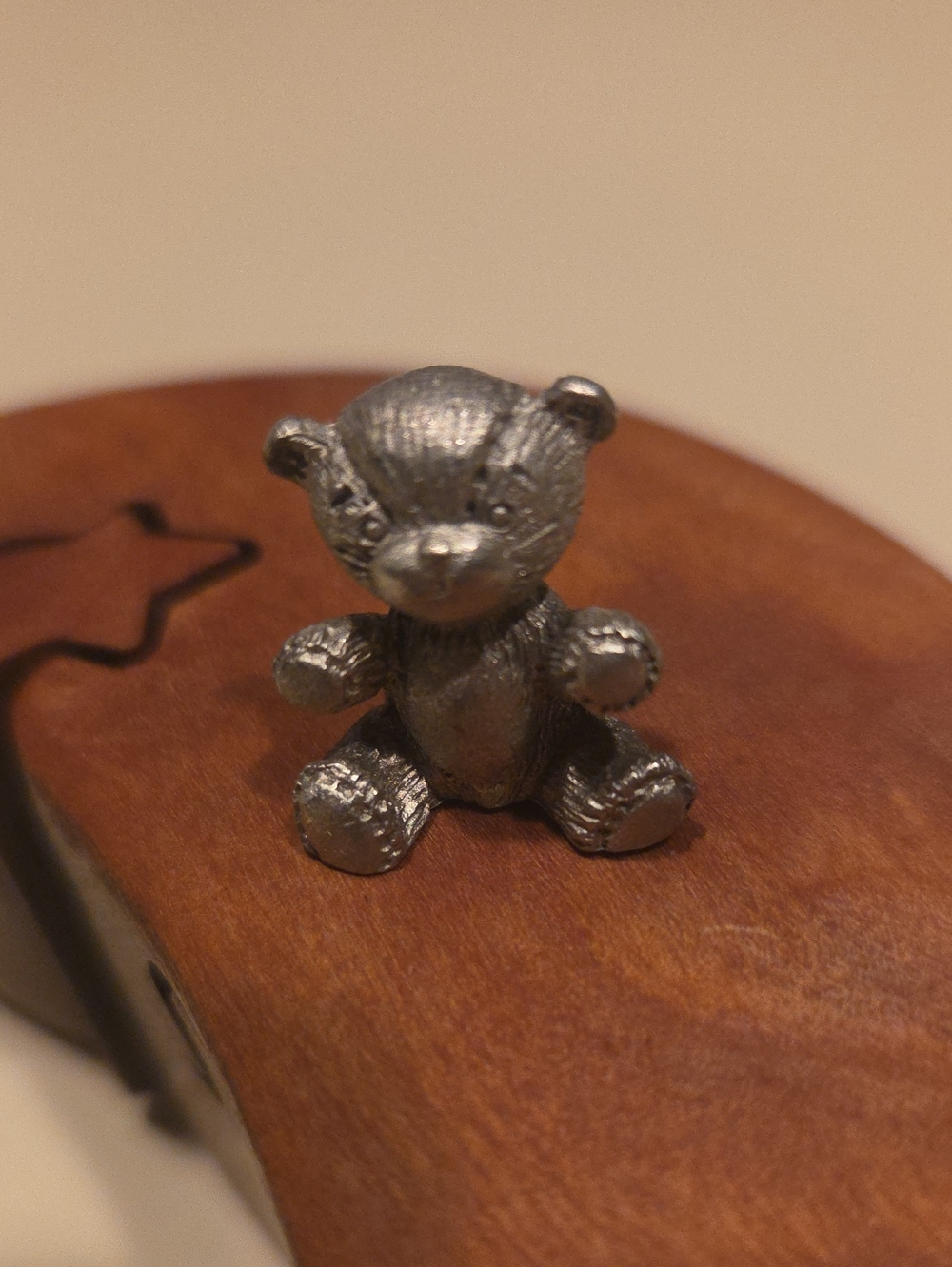 Spoontiques PewterTeddy Bear Figurine Decorative Accent